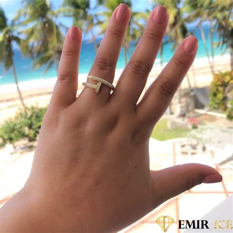 bague clou cartier imitation